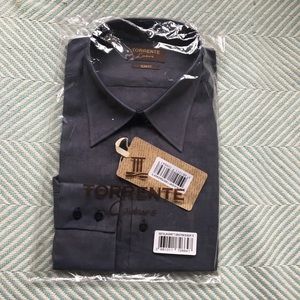 Men’s Torrente Couture Slim Fit Linen Shirt